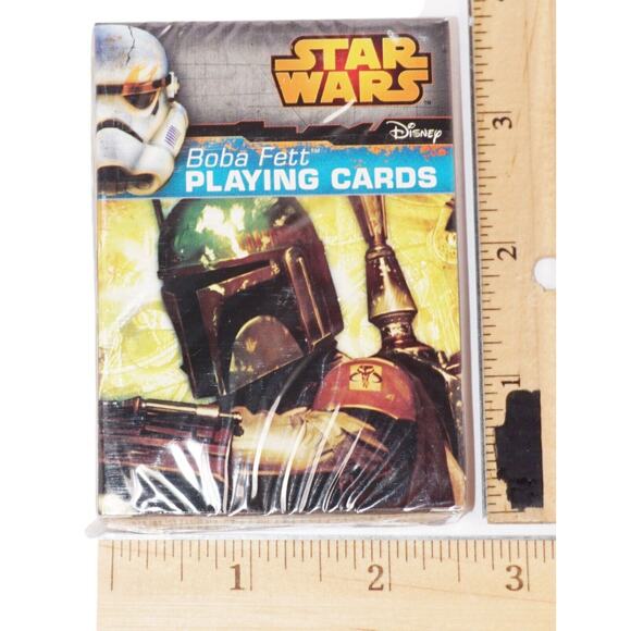 Star Wars Boba Fett Bounty Hunter - Disney Villain Cartamundi Playing Cards - Picture 1 of 5